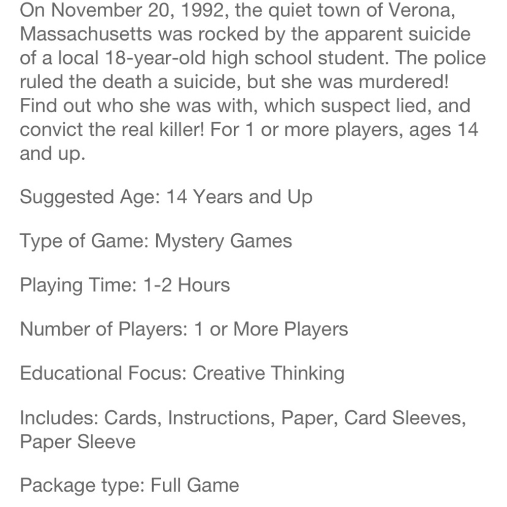 Unsolved Case Files Game - Picture 4 of 4